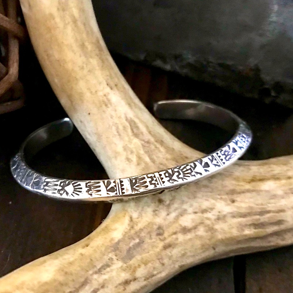 Sterling silver cuff bracelet